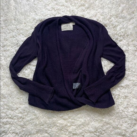 Anthropologie Wrap Sweater or Open Waterfall Cardigan - Picture 6 of 7